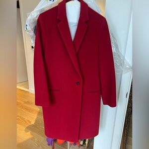 Claudie Pierlot Paris Red Wool Coat Women